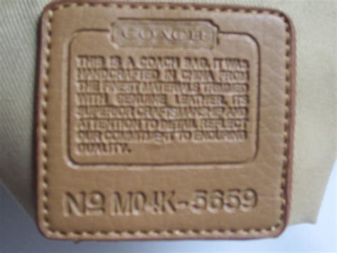 fake coach serial number list